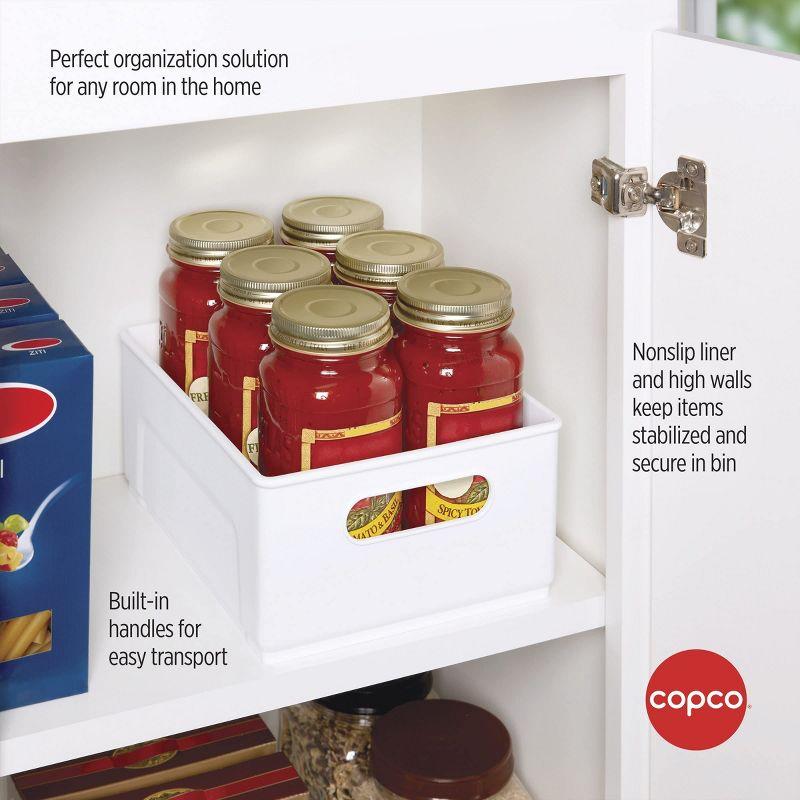 Copco Cabinet Storage Bin - White