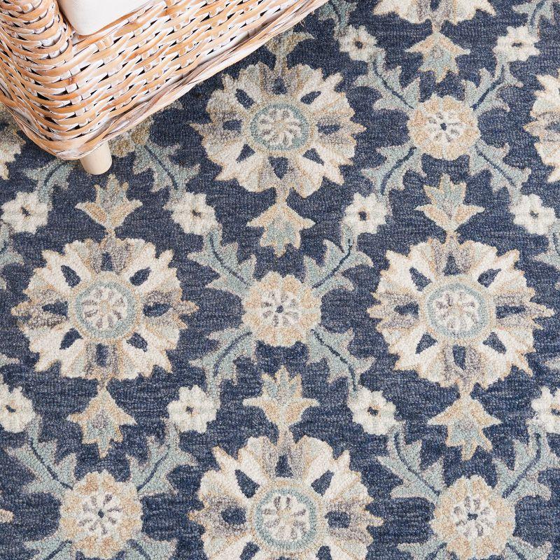 Hand Tufted Damask Rug