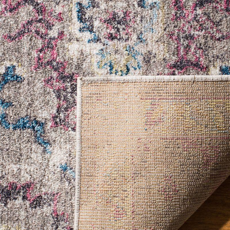 Bristol BTL347 Power Loomed Indoor Runner Rug - Grey/Blue - 2'3"x8' - Safavieh