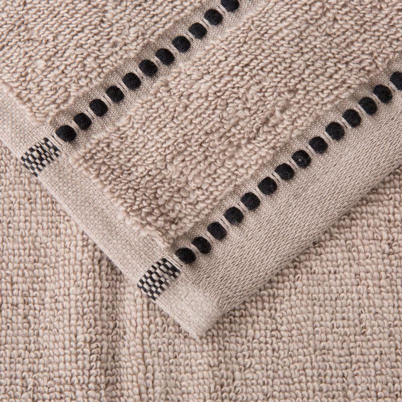 12-Piece Cotton Towel Set, Taupe