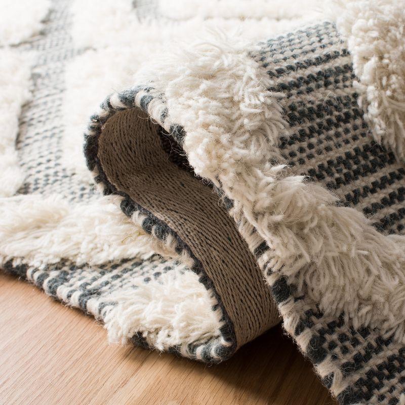 Kenya KNY331 Hand Tufted Area Rug - Teal/Ivory - 3'x5' - Safavieh.