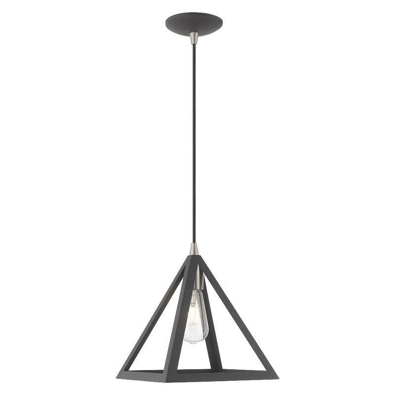 Livex Lighting Pinnacle 1 - Light Pendant in  Scandinavian Gray