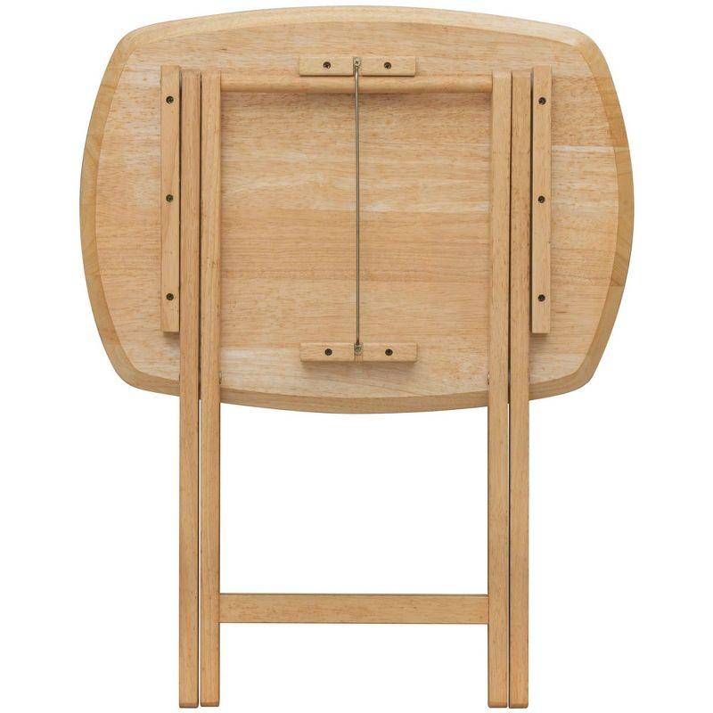 eHemco Wood Oversized Foldable TV Tray Table for Eating/2