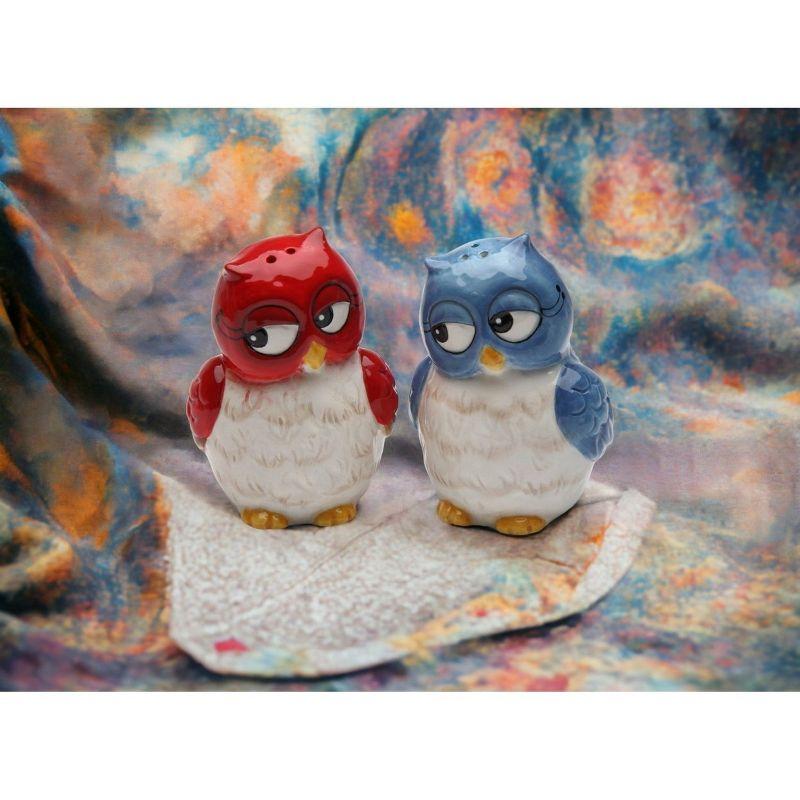 Cosmos Gifts Couple Owls Salt and Pepper Set