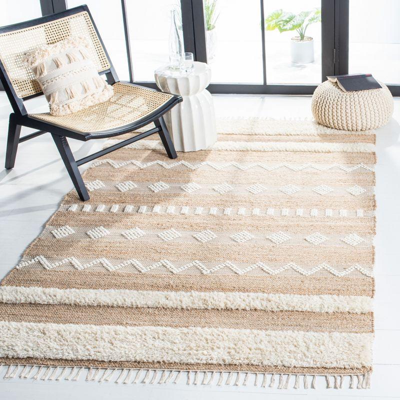 Natura NAT123 Hand Woven Area Rug - Natural/Ivory - 3'x5' - Safavieh.
