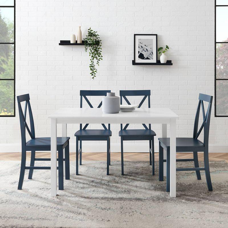 5pc Contemporary Transitional Dining Set - Saracina Home