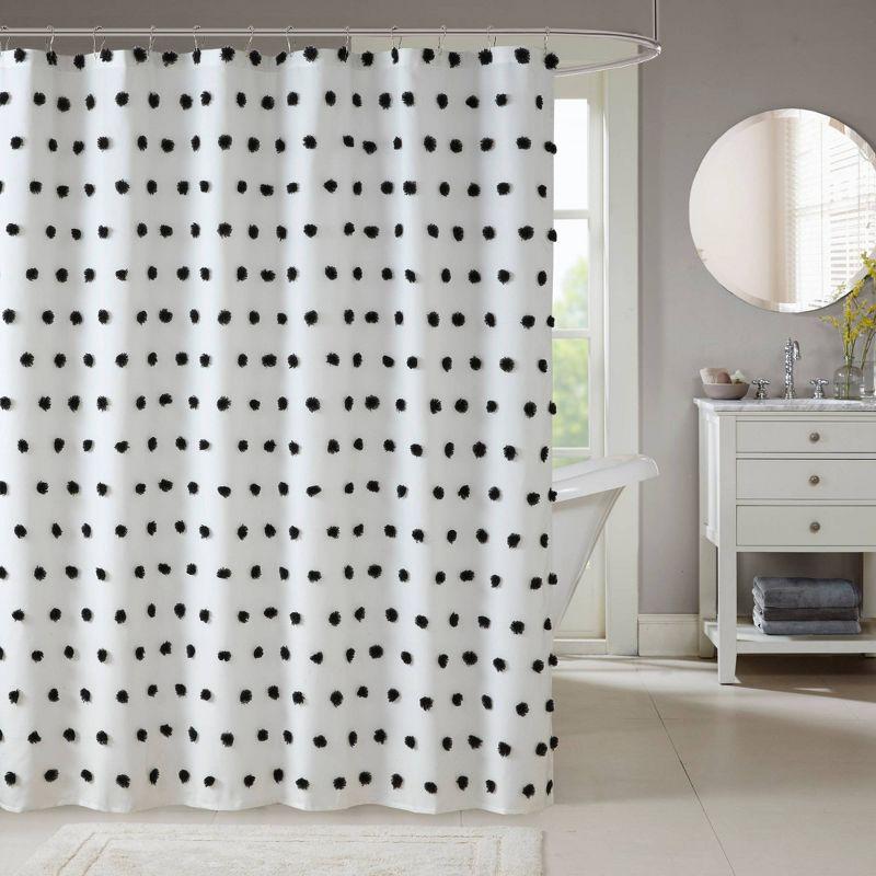 Madison Park Sophie Polka Dots Shower Curtain