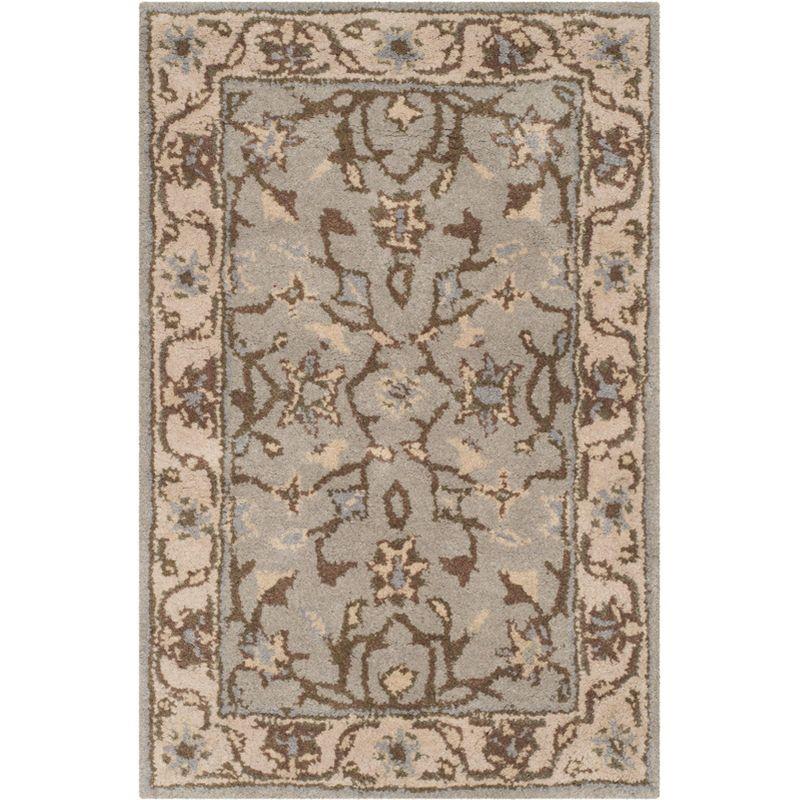 Heritage HG862 Handmade Accent Rug - 2'x3' - Beige/Grey - Safavieh
