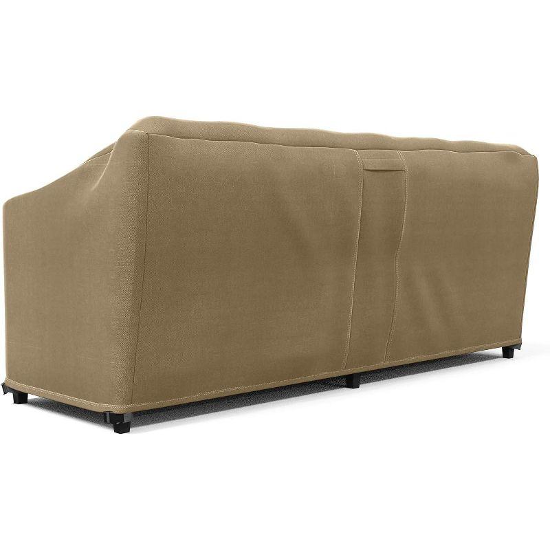 Love Seat Outdoor Furniture Weatherproof Cover - 58" x 32.5" x 31" - Brown