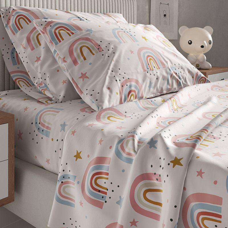 CGK Linens 4 Piece Kids Microfiber Sheet Set - Wrinkle Free - Cute, Cozy, Soft