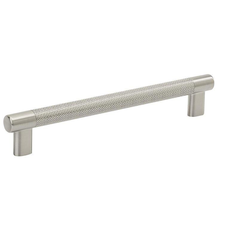 Amerock Bronx 8 inch (203mm) Center-to-Center Satin Nickel Cabinet Pull