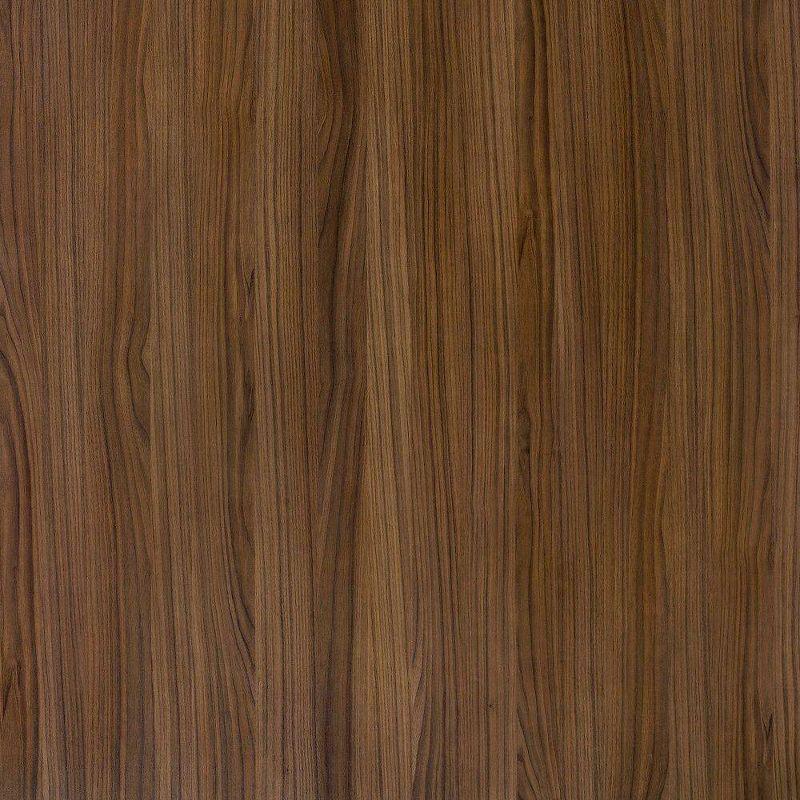 Slim TV Stand for TVs up to 80" Walnut - Nexera: Laminated MDF, Storage, Console