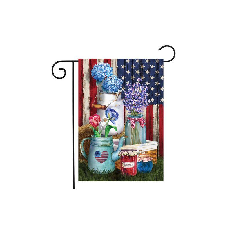 Briarwood Lane Summer Garden Flag 12x18 For Outdoor American Picnic Rustic For Summer Garden Flag Flags For Outside