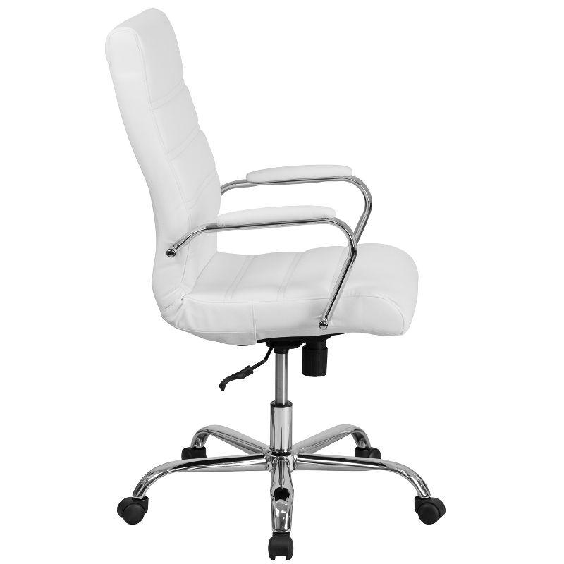 Flash Furniture High Back Executive Swivel Office Chair with Metal Frame and Arms