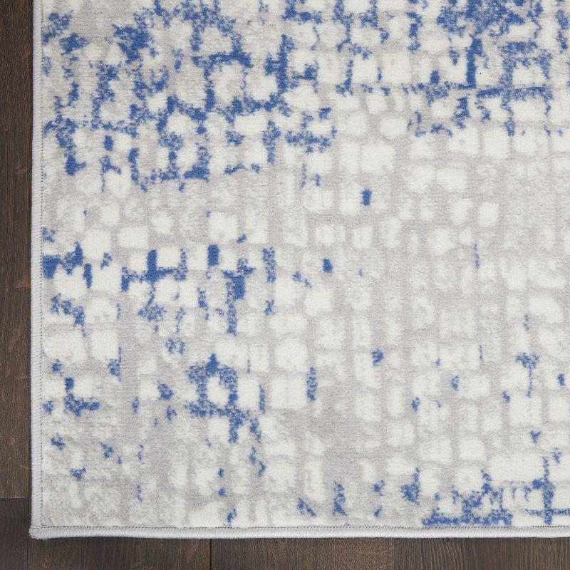 Nourison Whimsicle WHS07 Indoor only Area Rug - Grey Blue 4' x 6'