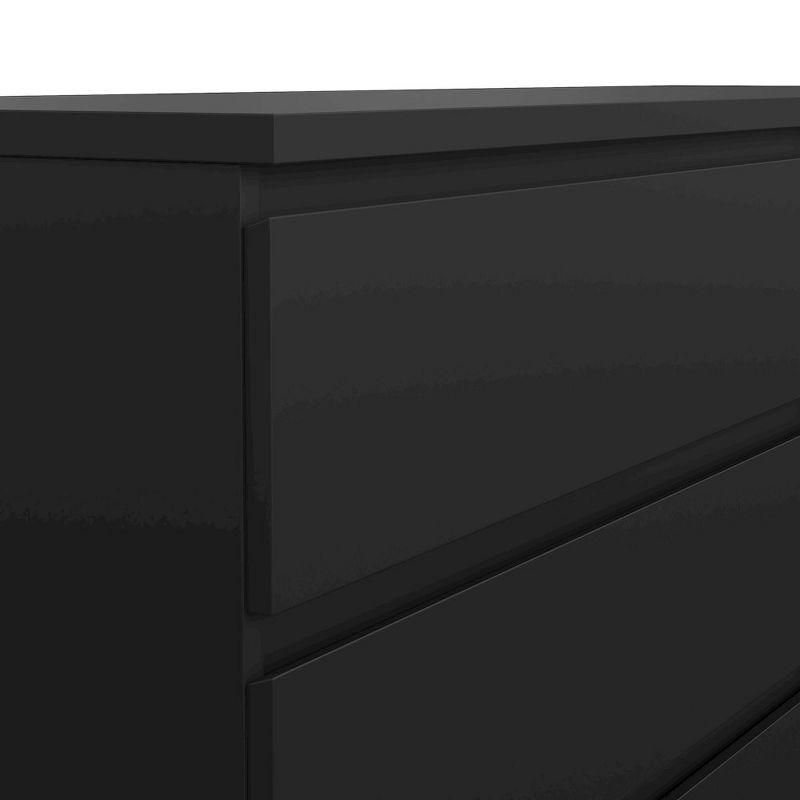 Tvilum,Scottsdale 6 Drawer Double Dresser, Black Matte