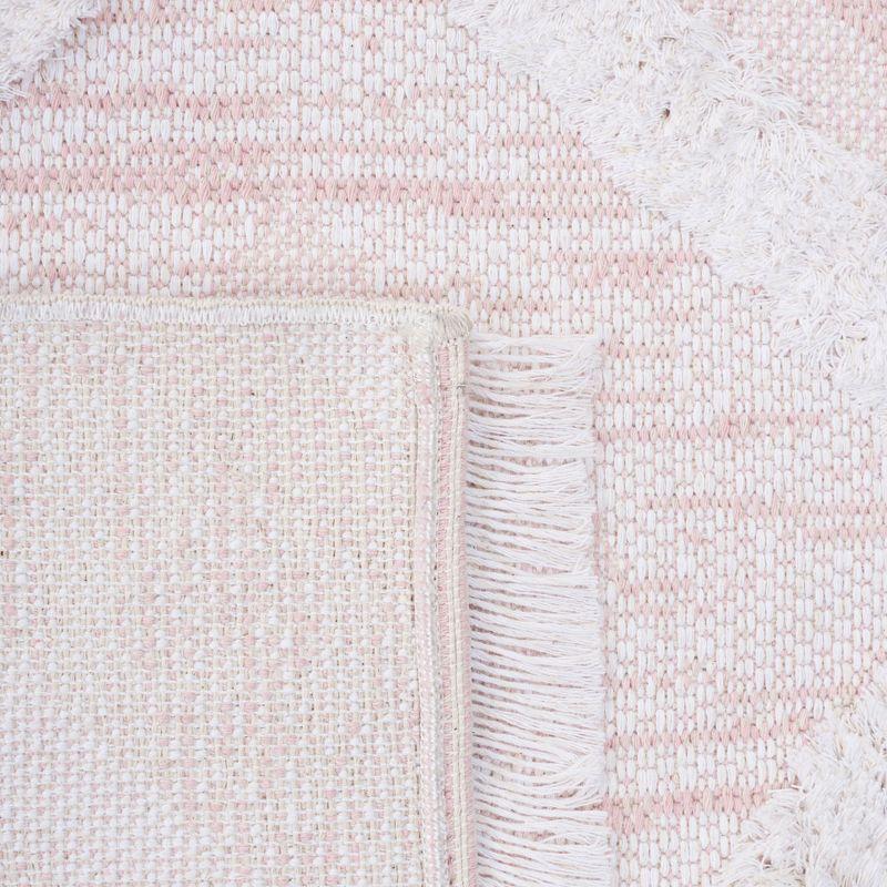 Augustine AGT730 Machine Made Indoor Area Rug - Pink/Ivory - 4'x6' - Safavieh
