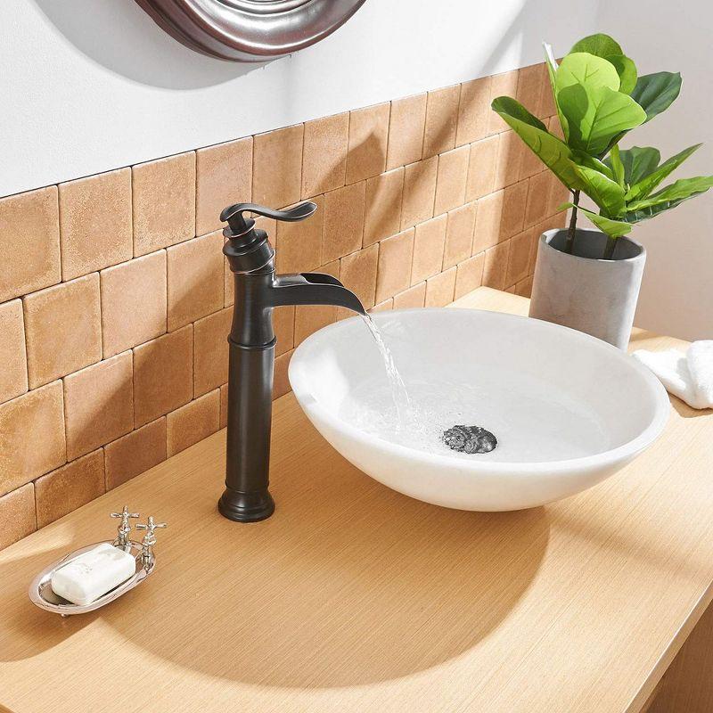 BWE Waterfall Single Hole Single Handle Bathroom Vessel Sink Faucet