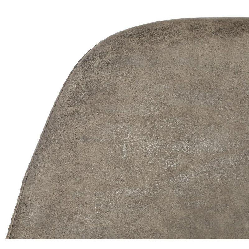 Mathison Bar Stool  - FOX3011 - Taupe/Copper - Safavieh Couture