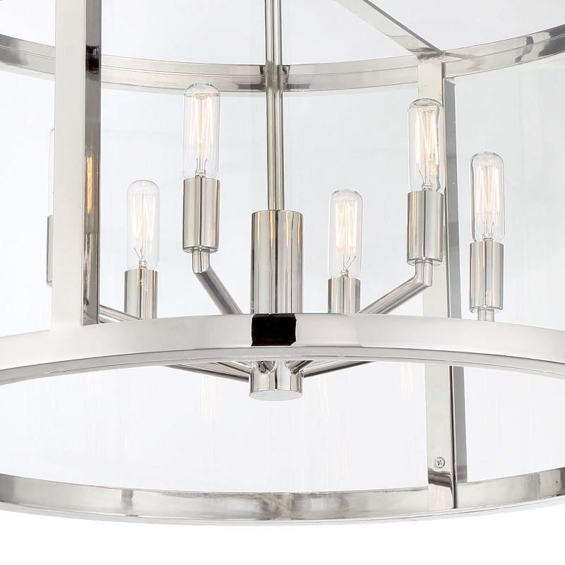 Crystorama Lighting Devon 6 - Light Chandelier in  Polished Nickel