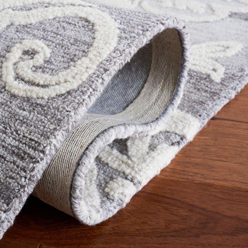 Jardin JAR731 Hand Tufted Area Rug - Grey/Ivory - 8'x10' - Safavieh.