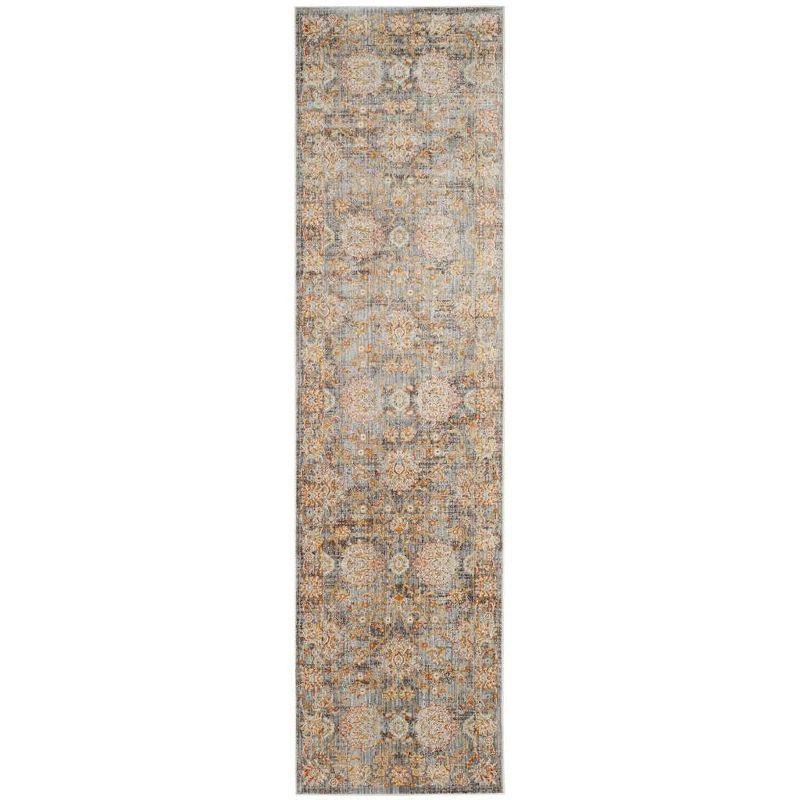 Vintage Persian VTP469 Power Loomed Indoor Runner Rug - Light Brown/Multi - 2'2"x12' - Safavieh