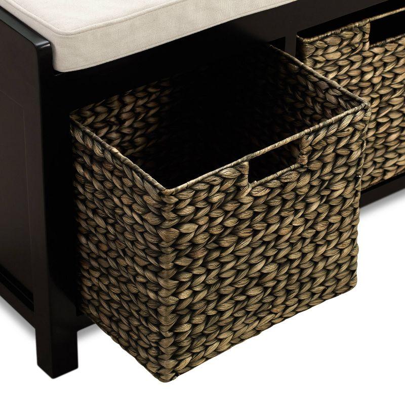 Griffin Upholstered Cubby Storage Bench