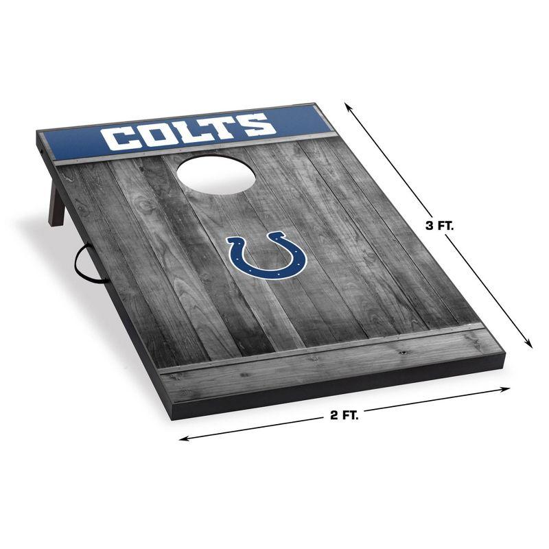 NFL Indianapolis Colts 2'x3' Cornhole Board - Gray