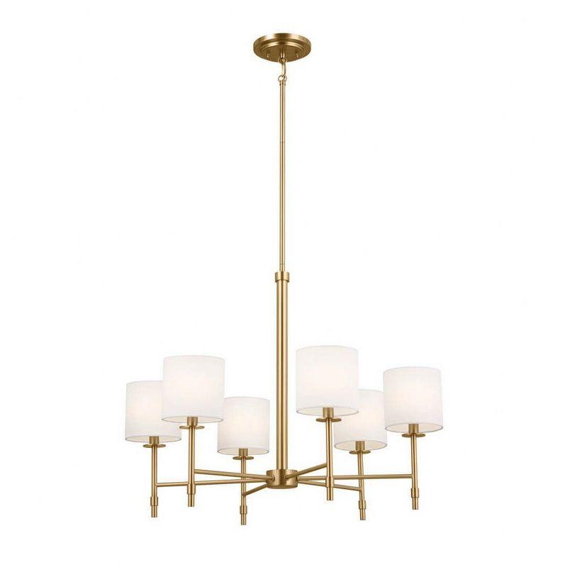 Kichler Lighting Ali 6 - Light Chandelier in  Brushed Natural Brass