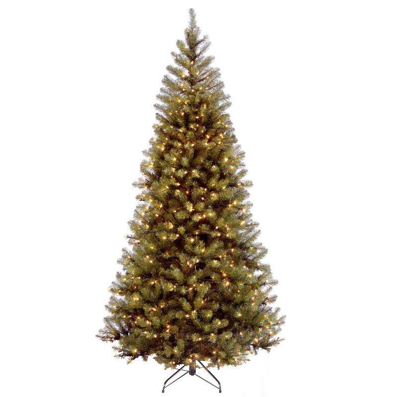 6-Foot Green PVC Aspen Spruce Christmas Tree with Clear Lights