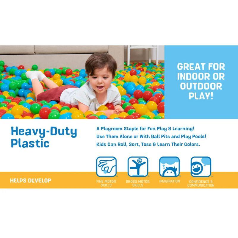 Bestway Splash & Play – 100 Bright Color Toy Balls for Pits, Pools & Games