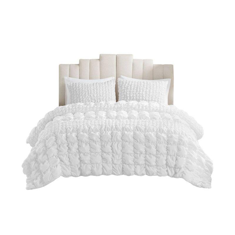 Evelyn Ruched Comforter Set