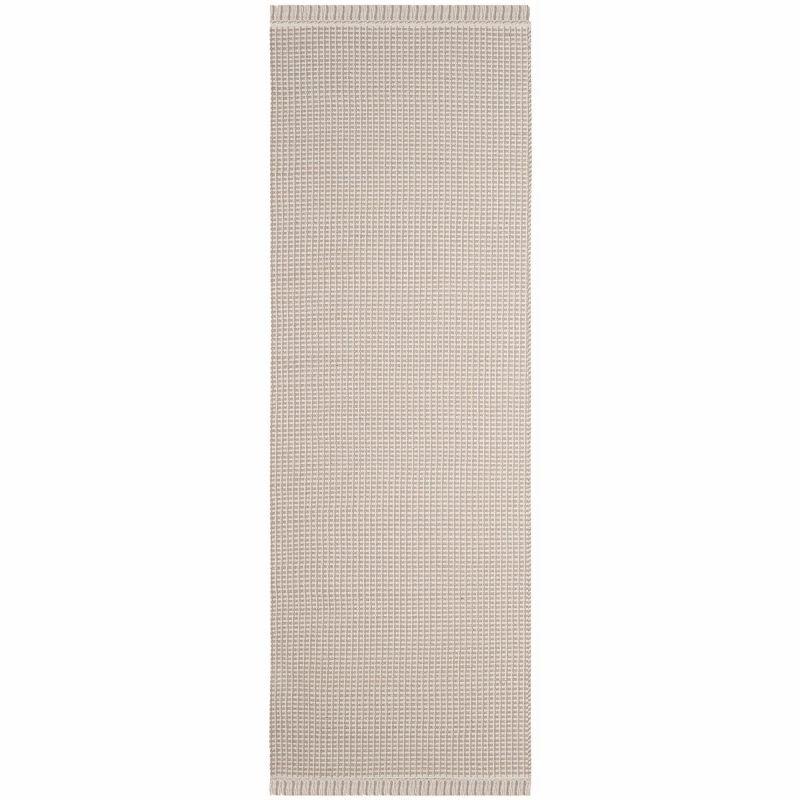 Montauk MTK340 Hand Woven Indoor Runner Rug - Ivory/Grey - 2'3"x6' - Safavieh