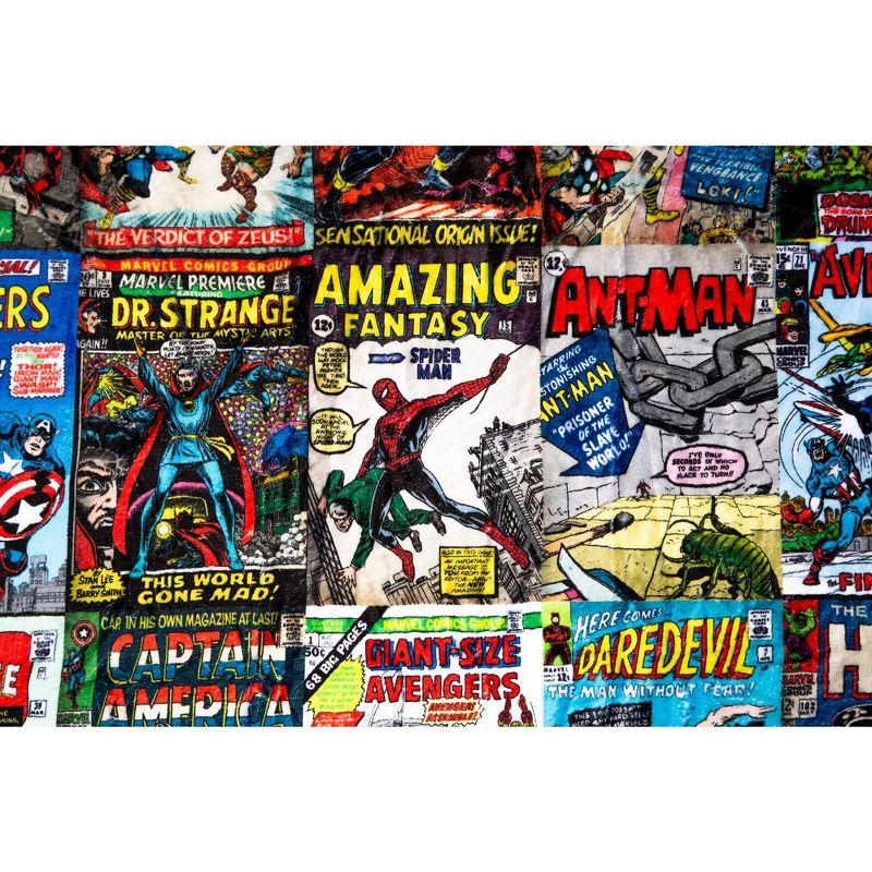 Surreal Entertainment Marvel Comics Oversized Fleece Throw Blanket | 54 x 72 Inches