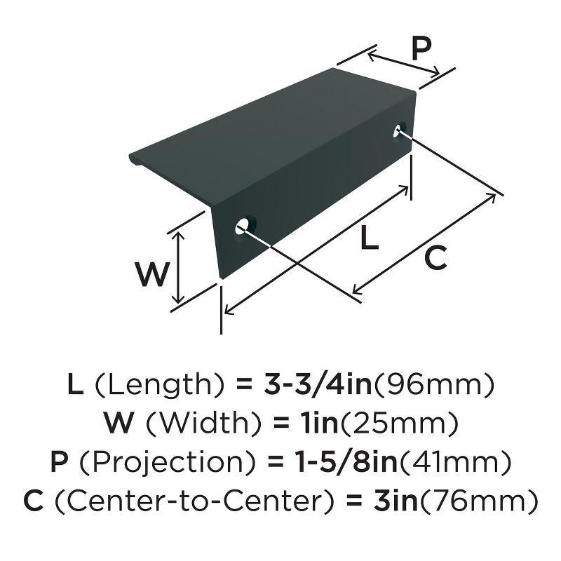 3" Center Finger Pull