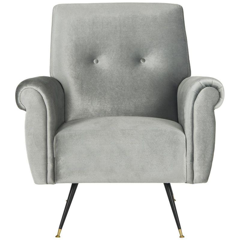 Mira Accent Chair - FOX6285 - Light Grey - Safavieh