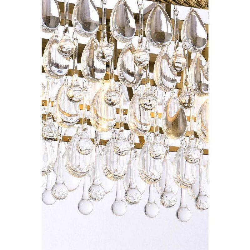 Elegant Lighting Nordic 6 - Light Pendant in  Brass