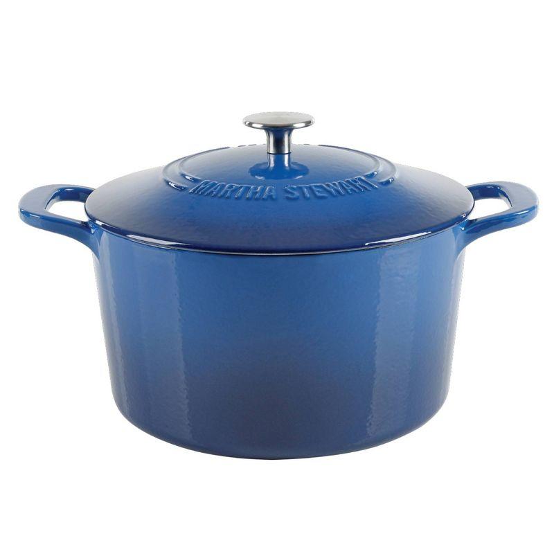 Martha Stewart Gatwick 7qt Enamel Cast Iron Dutch Oven