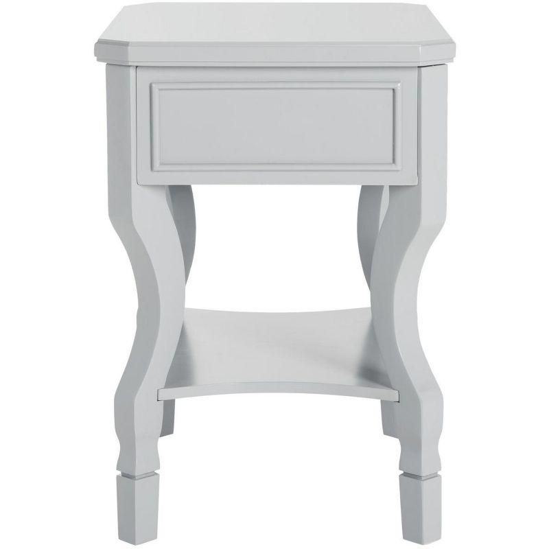 Alaia 1 Drawer Night Stand - Grey - Safavieh