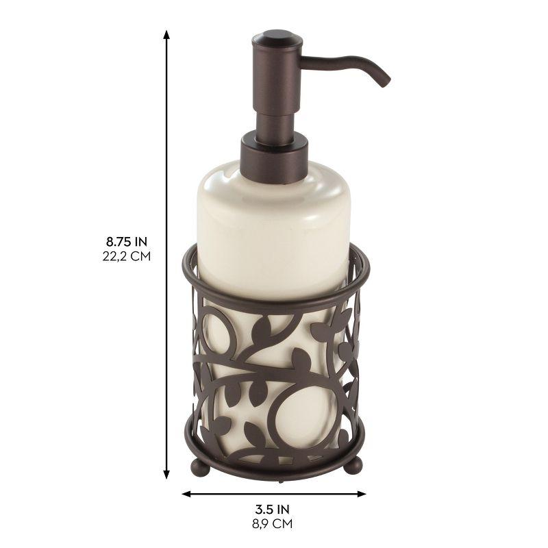 iDesign Vine Ceramic / Porcelain Soap Dispenser