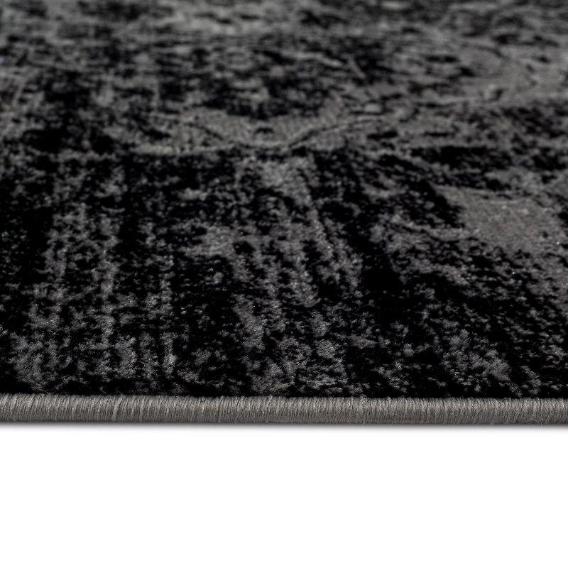 Luxe Weavers Distressed Floral Area Rug, Gray 8x10