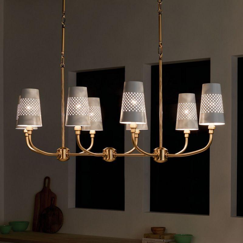 Kichler Lighting Adeena 8 - Light Chandelier in  Brushed Natural Brass