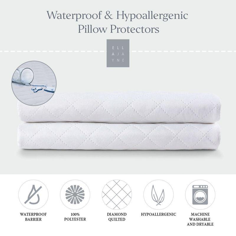 Ella Jayne Waterproof Pillow Protector, Set of 2  -  Standard