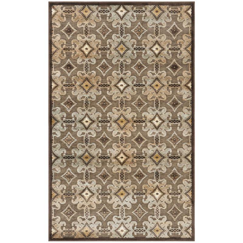 Martha Stewart Collection - MSR7430 - Indoor Power Loomed Accent Rugs - Brown/Brown - 3'3"x5'3"