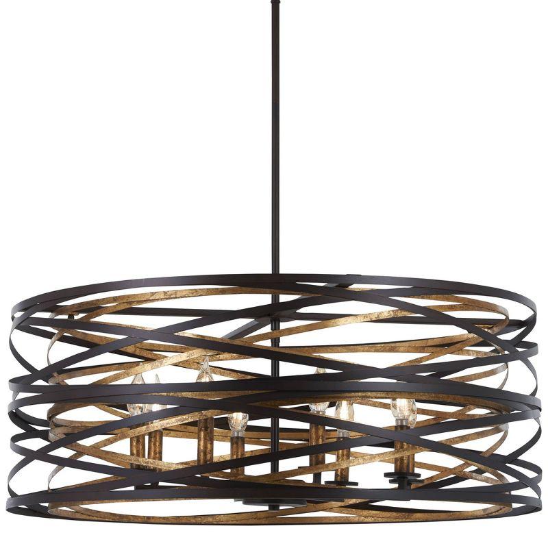 Minka Lavery Vortic Flow 8 - Light Dark Bronze/Mosaic Gold Unique/Statement Pendant