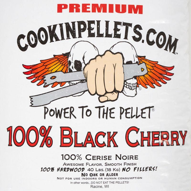 CookinPellets 40lb Black Cherry Grill Smoker Hardwood Wood Pellets (2 Pack)