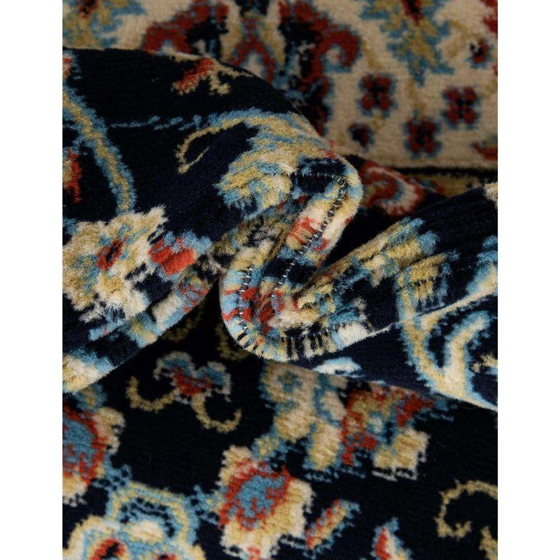 Unique Loom 7' 1 x 10' 0 Sialk Hill Washington Navy Blue Area Rug