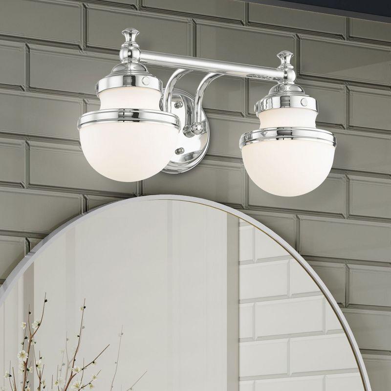 Livex Lighting Oldwick 2 - Light Vanity in  Polished Chrome