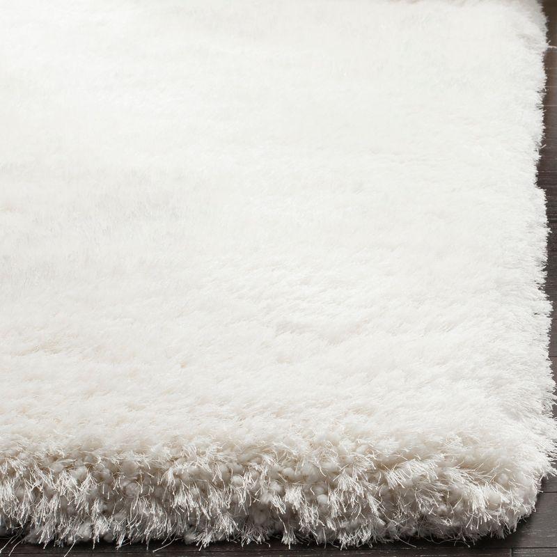 Luxe Shag SGX160 Hand Tufted Indoor Area Rug - Ivory - 5'x8' - Safavieh