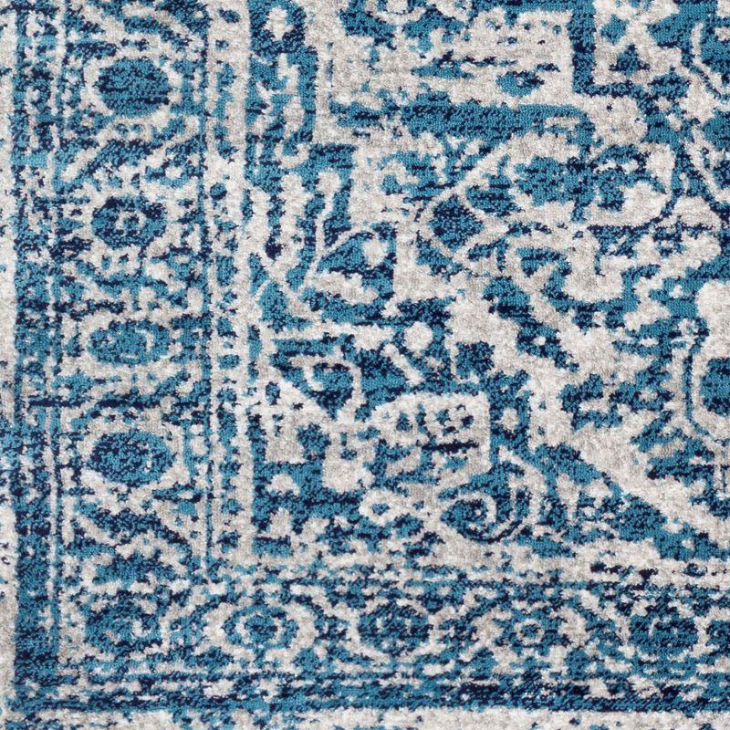 Mark & Day Emma 6'7"x6'7" Square Woven Indoor Area Rugs Sky Blue